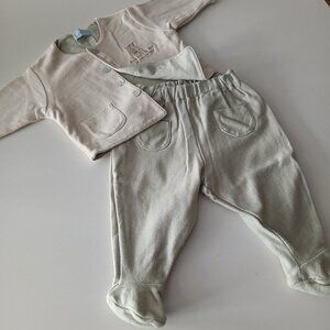 JACADI Baby 2pc Cotton 3 months